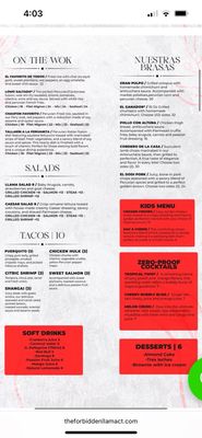 Menu photo 1 Forbidden Llama Middletown, CT