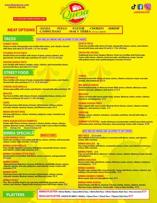 Menu photo 7 Quesa Loco Orlando , FL Menu photo 7 Quesa Loco Orlando , FL