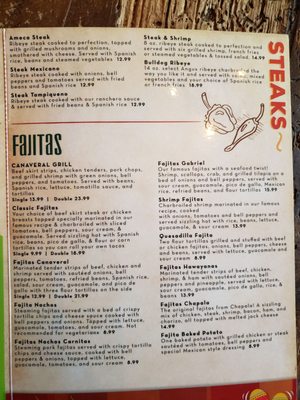 Menu photo 3 Ameca Mexican Restaurant White Hall, AR