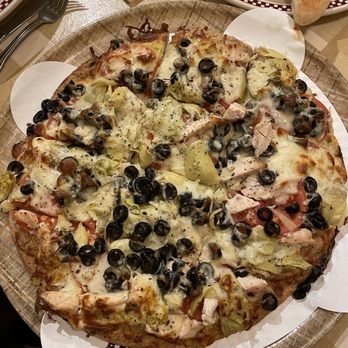 Campanella's - Chicken artichoke pizza with whole wheat crust - Pizza Near Me - Cranston, Rhode Island