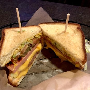 Wolverine State Brewing - Giant bologna sandwich with velveeta cheese - Breweries Near Me - Ann Arbor, Michigan