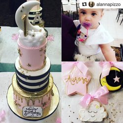 CakeStar - Pink and Gold Twinkle Little star cake