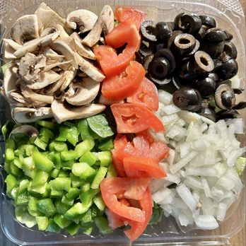MrJims.Pizza - Dinner Salad (Full) - there is lettuce and spinach under all this - Pizza Near Me - Waxahachie, Texas MrJims.Pizza - Dinner Salad (Full) - there is lettuce and spinach under all this - Pizza Near Me - Waxahachie, Texas