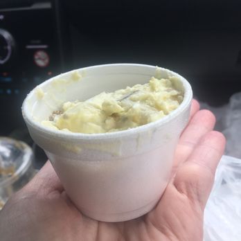 Moka Cafe - Side that came with the ribs is enough for maybe 3 bites. Joke! - Coffee & Tea Near Me - Calabash, North Carolina