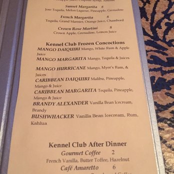 Kennel Club Steakhouse - Drinks - Steakhouses Near Me - Grenada, Mississippi Kennel Club Steakhouse - Drinks - Steakhouses Near Me - Grenada, Mississippi
