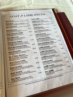 Menu photo 1 India Palace Plymouth, MN Menu photo 1 India Palace Plymouth, MN