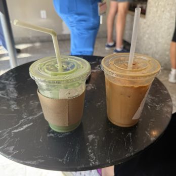 Mori Coffee - Strawberry Matcha Latte and Dalgona Latte - Coffee & Tea Near Me - New York, New York Mori Coffee - Strawberry Matcha Latte and Dalgona Latte - Coffee & Tea Near Me - New York, New York