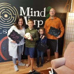 Mind Warp Escapes - Very happy family escaped our game with moments to spare!