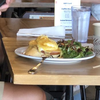 Egghead Cafe - Two Egg Benedict's with a green salad...side that comes with dish - Coffee & Tea Near Me - Honolulu, Hawaii