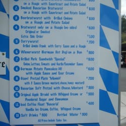 Menu selections