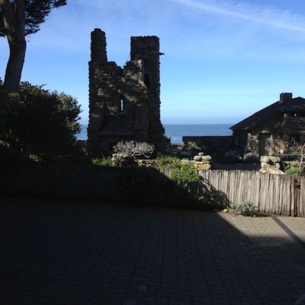 Tor-House Foundation - Tor House and Hawk Tower on a sunny morning. - Museums Near Me - Carmel, California