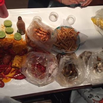 The Boiling Crab - We had a little of everything with crawfish, clams, ship and more - Seafood Near Me - Alhambra, California The Boiling Crab - We had a little of everything with crawfish, clams, ship and more - Seafood Near Me - Alhambra, California