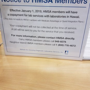 Diagnostic Laboratory Services - ATTN HMSA memebers - Laboratory Testing Near Me - Honolulu, Hawaii Diagnostic Laboratory Services - ATTN HMSA memebers - Laboratory Testing Near Me - Honolulu, Hawaii