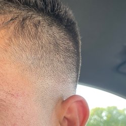 Kim's Barber Shop - Left side of head