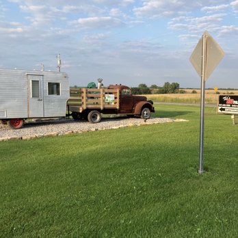 Ted's RV Park - Street sign and display camper - RV Parks Near Me - Decatur, Iowa Ted's RV Park - Street sign and display camper - RV Parks Near Me - Decatur, Iowa