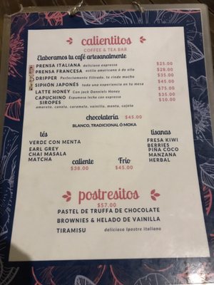 Menu photo 4 Pajarito Café Zamora, MIC