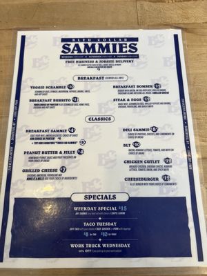 Bleu Collar Sammies by null