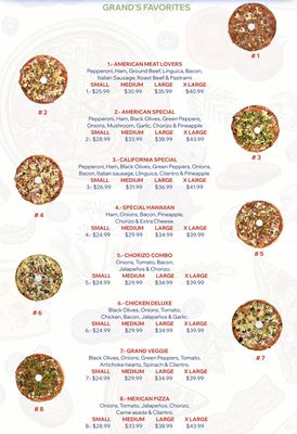Menu photo 2 Grand American Pizza Grover Beach, CA Menu photo 2 Grand American Pizza Grover Beach, CA