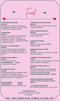Menu photo 8 Pink Rose Cafe La Mesa, CA Menu photo 8 Pink Rose Cafe La Mesa, CA
