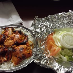 Tikka chicken with rice. Tikka chicken with rice.