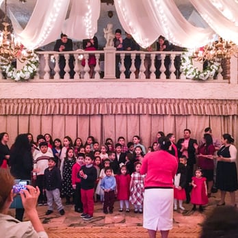 Villa Russo Catering Hall - Church Christmas Party children and teacher singing - Caterers Near Me - Queens, New York Villa Russo Catering Hall - Church Christmas Party children and teacher singing - Caterers Near Me - Queens, New York