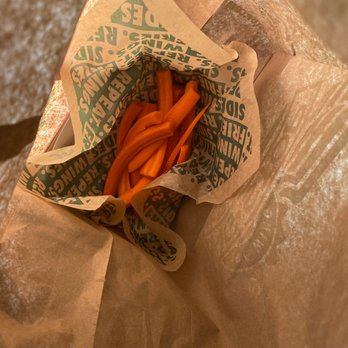 Wingstop - My little bit of carrots for a 30 piece order - Chicken Wings Near Me - Beaumont, California