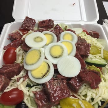 Naples Spaghetti House - Marinated Italian Beef Salad. Wow it is good. This is the large might have to get a small next time. - Italian Near Me - Steubenville, Ohio Naples Spaghetti House - Marinated Italian Beef Salad. Wow it is good. This is the large might have to get a small next time. - Italian Near Me - Steubenville, Ohio