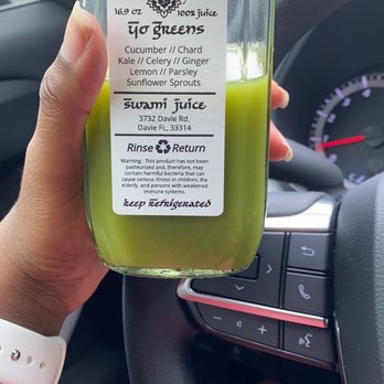 Swami Juice - Yo Greens - Juice Bars & Smoothies Near Me - Plantation, Florida