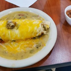 Main Street Grill - Smothered breakfast burrito
