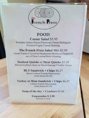 Menu photo 3 The French Press Cape Coral, FL Menu photo 3 The French Press Cape Coral, FL