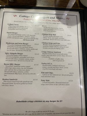 Menu photo 6 Cottage Cafe Spokane Valley, WA Menu photo 6 Cottage Cafe Spokane Valley, WA