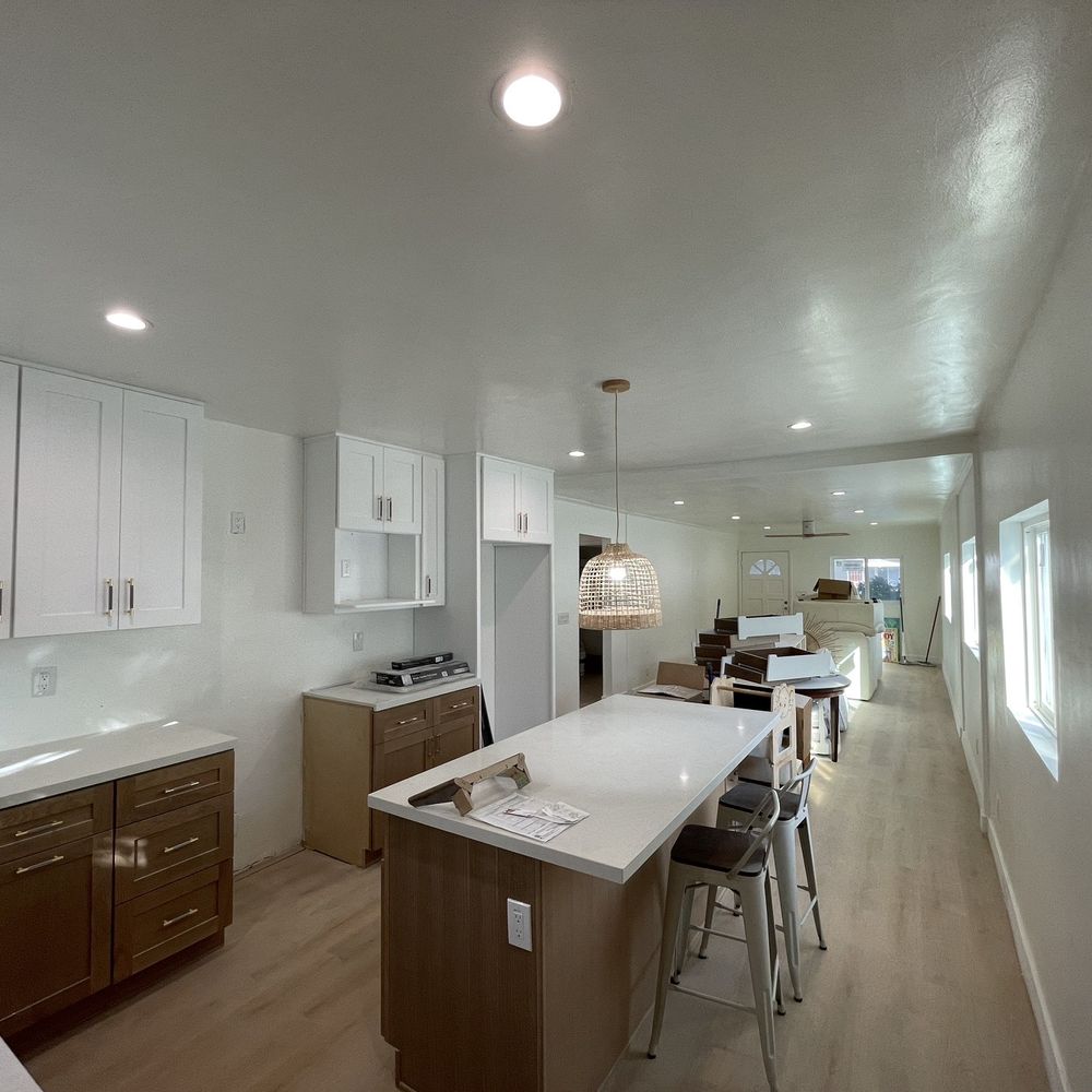 Fried Electric - We got recessed lighting throughout. Rewired the house & got a panel upgrade. Thank you Daniel. - Electricians Near Me