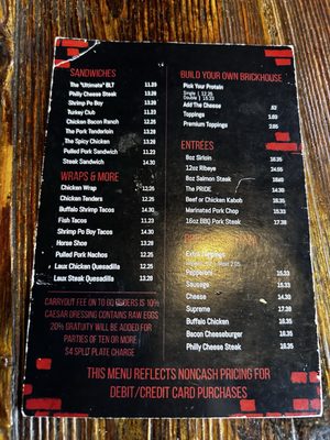 Menu photo 1 Laux Brickhouse Grille Bethalto, IL