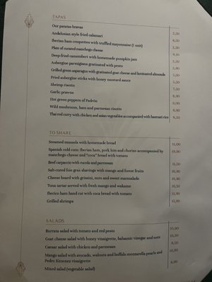 Menu photo 7 My Way Lounge Restaurante Barcelona, B Menu photo 7 My Way Lounge Restaurante Barcelona, B