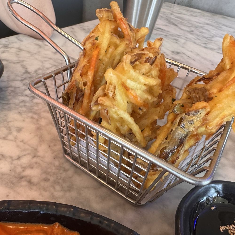 Halgatteok & Twozone Chicken - Vegetable Tempura - Korean Near Me - Buena Park, California
