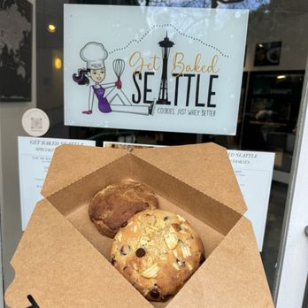 Get Baked Seattle Cookie - Dad Joke and Chip Faced - Desserts Near Me - Seattle, Washington Get Baked Seattle Cookie - Dad Joke and Chip Faced - Desserts Near Me - Seattle, Washington