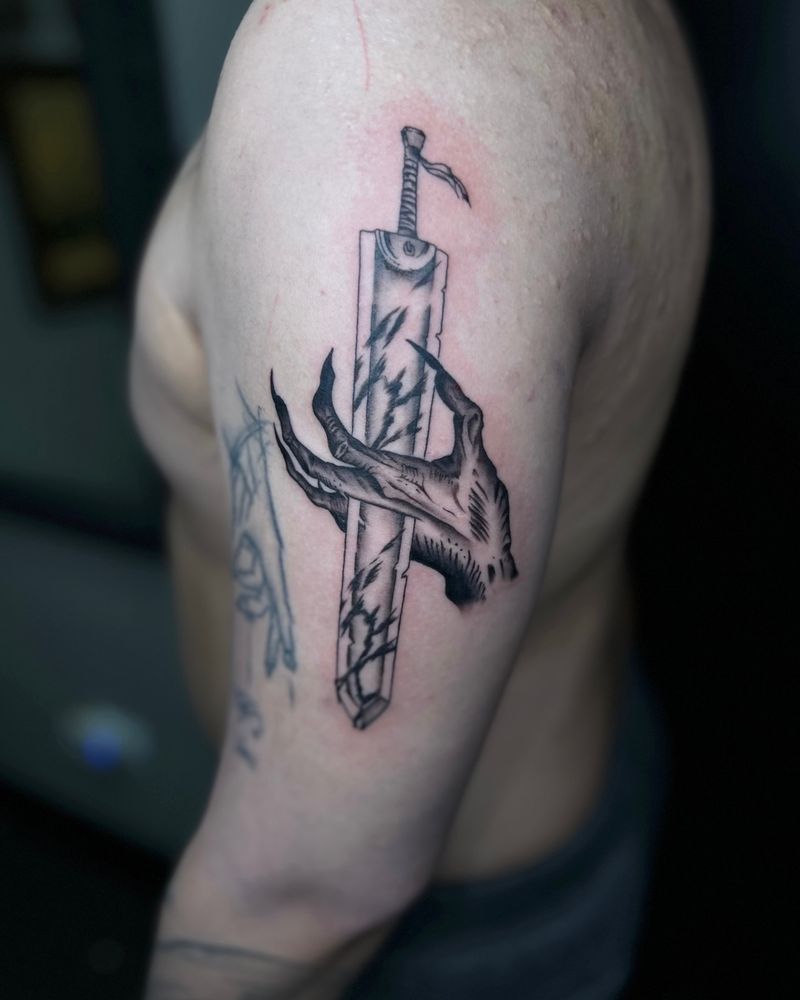 Golden Sparrow Tattoo Logo