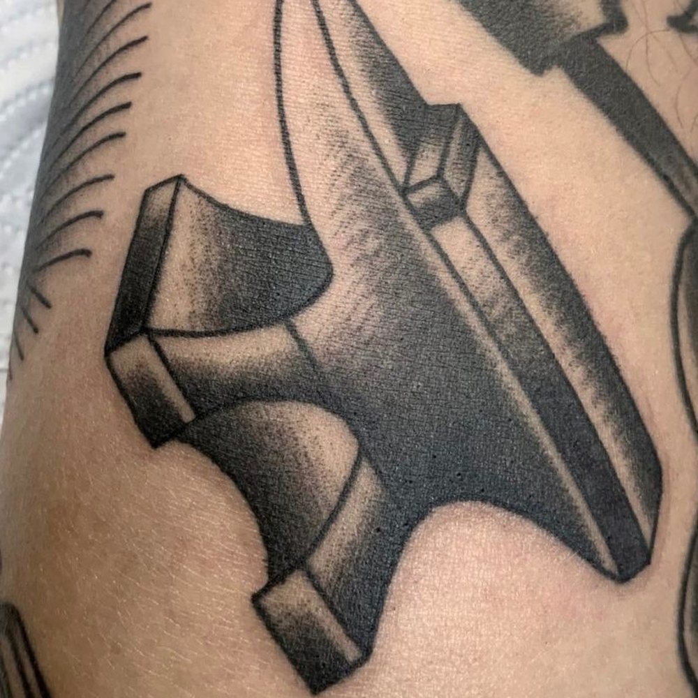 Dedication Tattoo - Anvil - Tattoo Near Me - Denver, Colorado