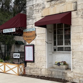 Rathskeller Bistro - Entrance - New American Near Me - Fredericksburg, Texas