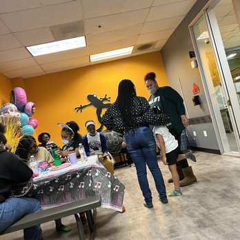 Sky Zone Trampoline Park - Having A Great Time In The Party Room.. - Trampoline Parks Near Me - Dublin, California Sky Zone Trampoline Park - Having A Great Time In The Party Room.. - Trampoline Parks Near Me - Dublin, California