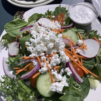 Farm Bloomington - Salad with goat cheese added - New American Near Me - Bloomington, Indiana Farm Bloomington - Salad with goat cheese added - New American Near Me - Bloomington, Indiana