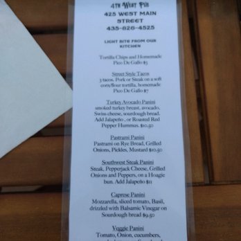 4th West Pub - Pubs Near Me - Escalante, Utah
