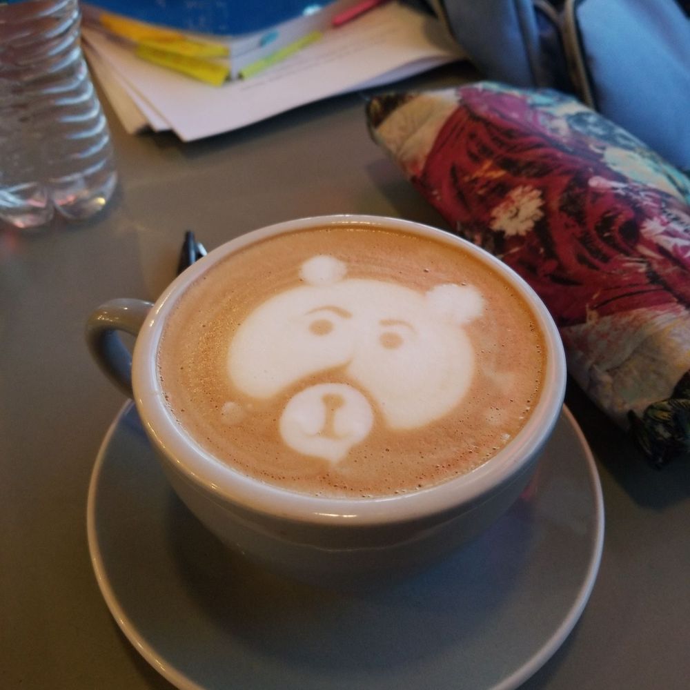 Hooked On Coffee - The barista always makes delicious Hazelnut Latte - Coffee & Tea Near Me - Whittier, California Hooked On Coffee - The barista always makes delicious Hazelnut Latte - Coffee & Tea Near Me - Whittier, California