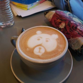Hooked On Coffee - The barista always makes delicious Hazelnut Latte - Coffee & Tea Near Me - Whittier, California