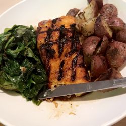 The Brick-Wood Fired Eats - Grilled Salmon