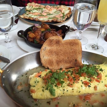 Mistral - Jumbo lump crab omelette and salmon with creme fraiche potato pizza - French Near Me - Boston, Massachusetts Mistral - Jumbo lump crab omelette and salmon with creme fraiche potato pizza - French Near Me - Boston, Massachusetts