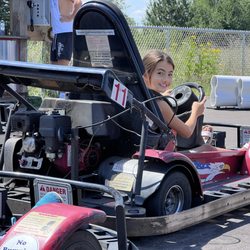 Hayward Amusement Center - Go karting on the track