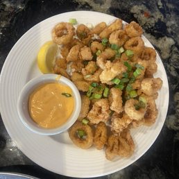 Happy hour calamari Happy hour calamari
