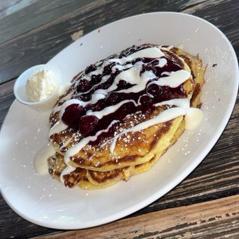 Rooster - South Grand - Berries and cream pancakes - Breakfast & Brunch Near Me - Saint Louis, Missouri Rooster - South Grand - Berries and cream pancakes - Breakfast & Brunch Near Me - Saint Louis, Missouri