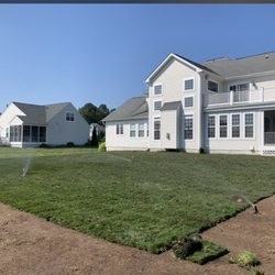 Seaside Lawnscapes - Old sod taken up new sod installed